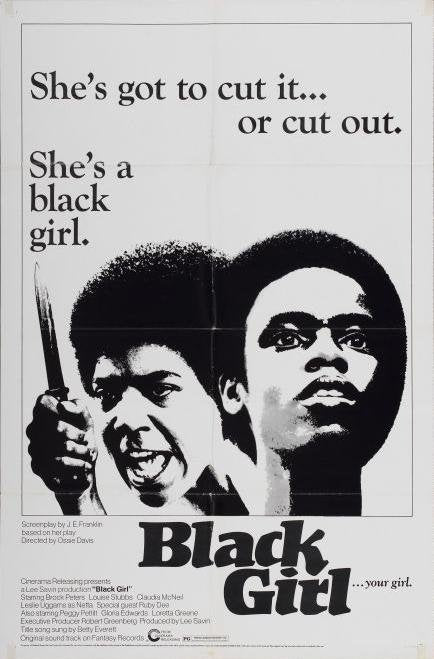 1000 piece jigsaw puzzle for the movie poster: Black Girl (1972)