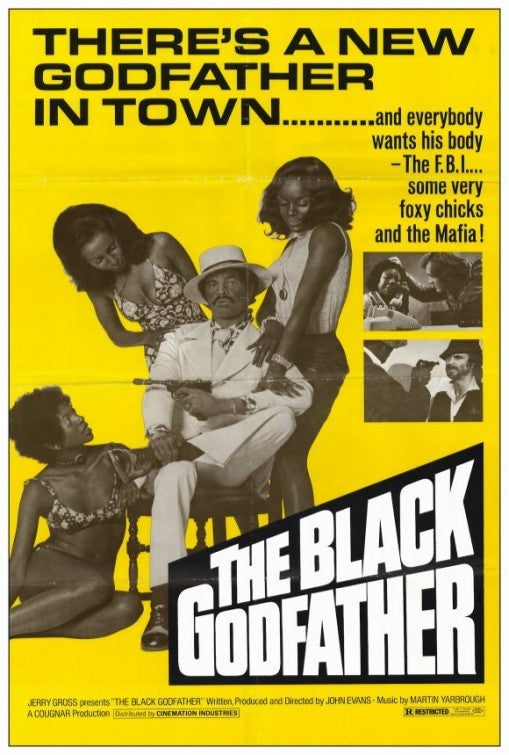 1000 piece jigsaw puzzle for the movie poster: The Black Godfather (1974)