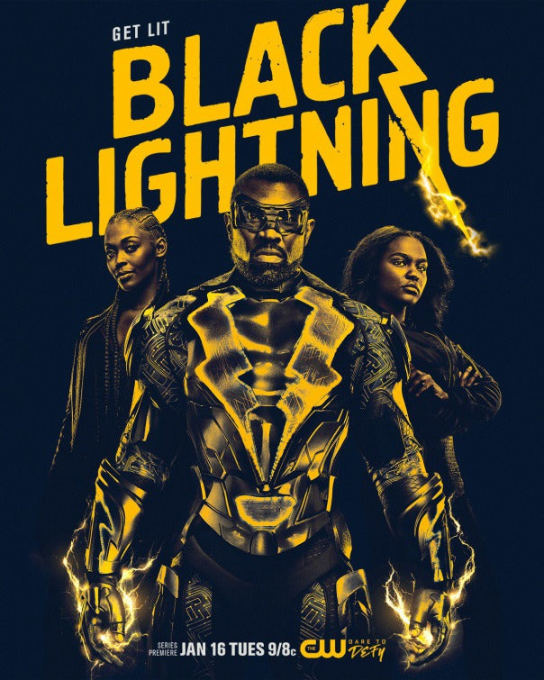 1000 piece jigsaw puzzle for tv poster: Black Lightning