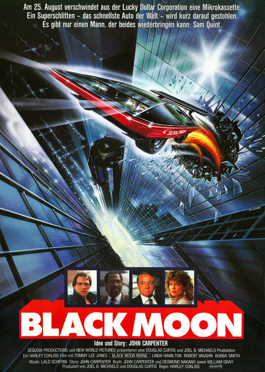 1000 piece jigsaw puzzle for the movie poster: Black Moon Rising (1986) ver2