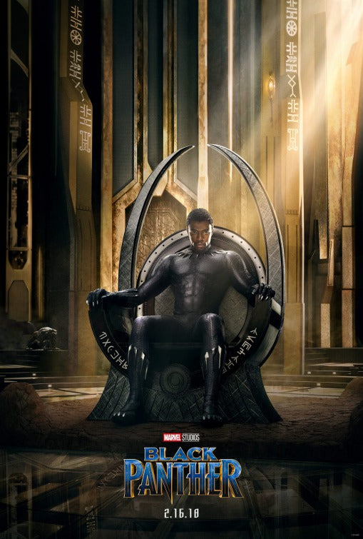 1000 piece jigsaw puzzle for the movie poster: Black Panther (2018)