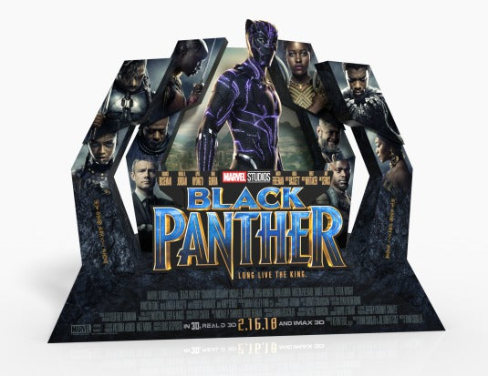 1000 piece jigsaw puzzle for the movie poster: Black Panther (2018) ver18