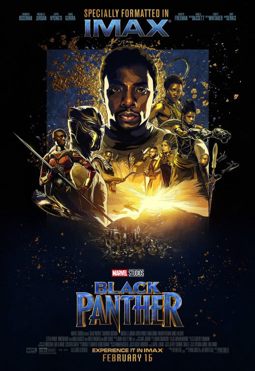 1000 piece jigsaw puzzle for the movie poster: Black Panther (2018) ver21