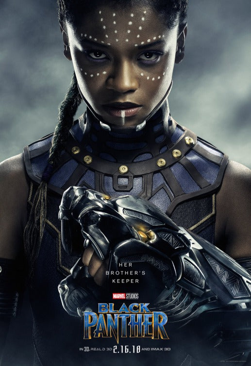 1000 piece jigsaw puzzle for the movie poster: Black Panther (2018) ver8