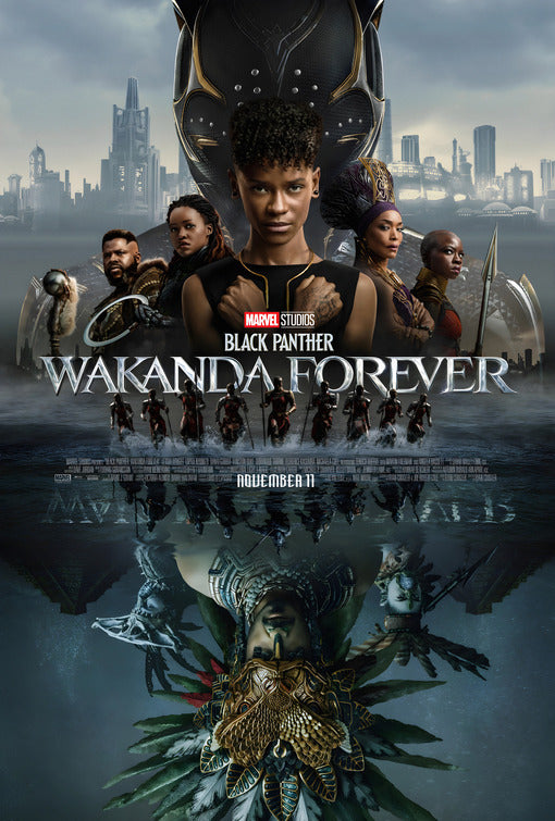 1000 piece jigsaw puzzle for the movie poster: Black Panther: Wakanda Forever (2022) ver2