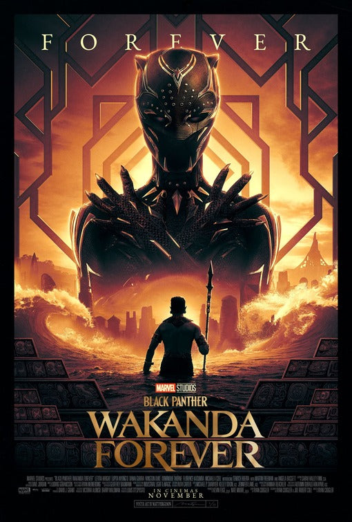 1000 piece jigsaw puzzle for the movie poster: Black Panther: Wakanda Forever (2022) ver26