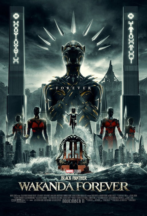 1000 piece jigsaw puzzle for the movie poster: Black Panther: Wakanda Forever (2022) ver27