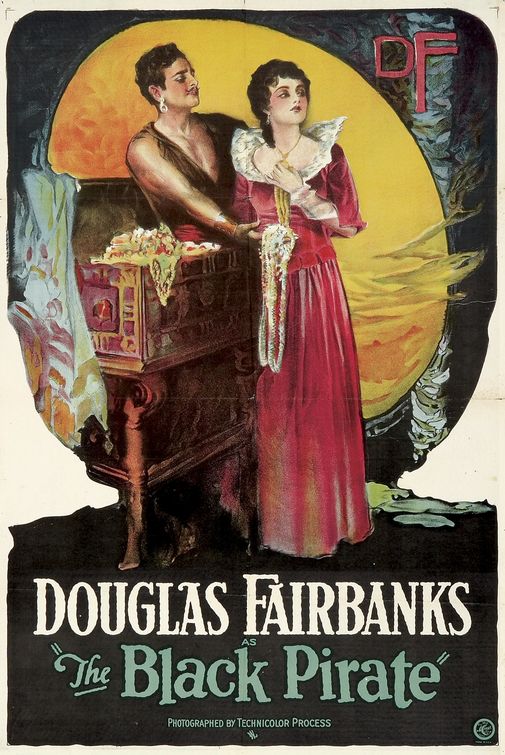 the movie poster: The Black Pirate (1926)