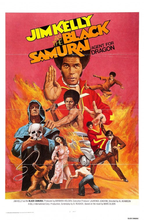 1000 piece jigsaw puzzle for the movie poster: Black Samurai (1977)