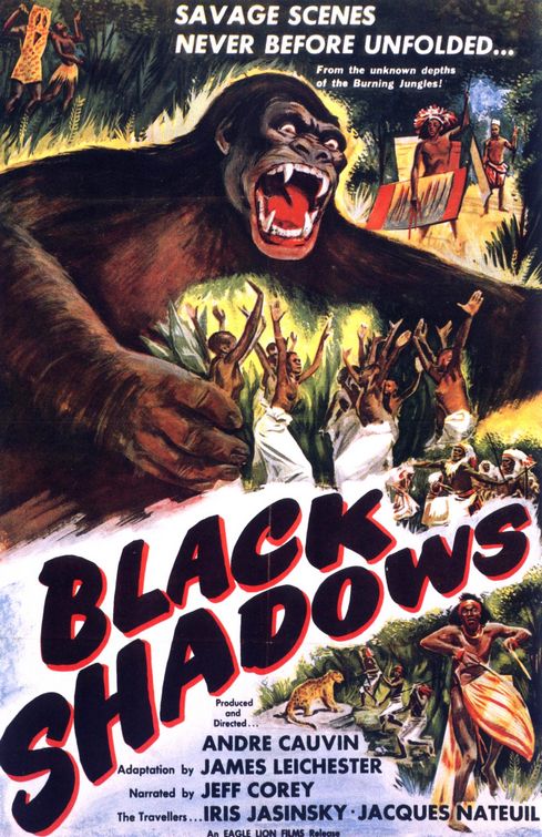 the movie poster: Black Shadows (1949)