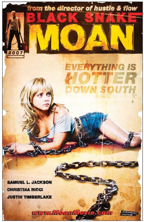 the movie poster: Black Snake Moan (2007) ver2