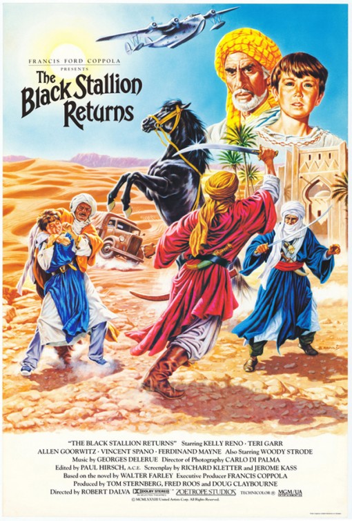 1000 piece jigsaw puzzle for the movie poster: The Black Stallion Returns (1983) ver2