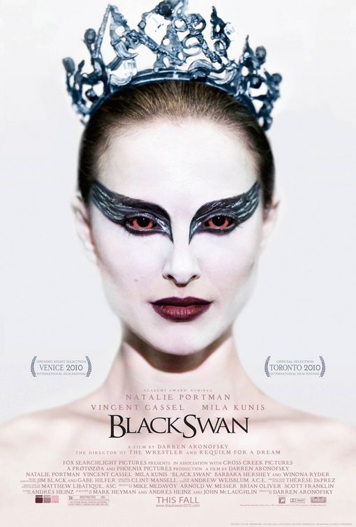 1000 piece jigsaw puzzle for the movie poster: Black Swan (2010)