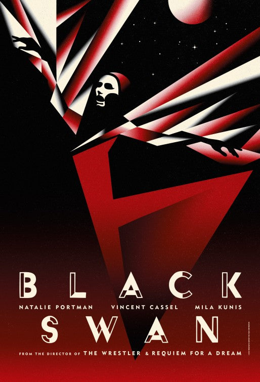 1000 piece jigsaw puzzle for the movie poster: Black Swan (2010) ver2