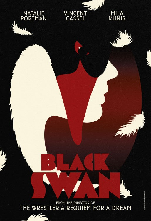 1000 piece jigsaw puzzle for the movie poster: Black Swan (2010) ver3