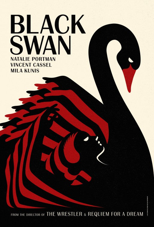1000 piece jigsaw puzzle for the movie poster: Black Swan (2010) ver5