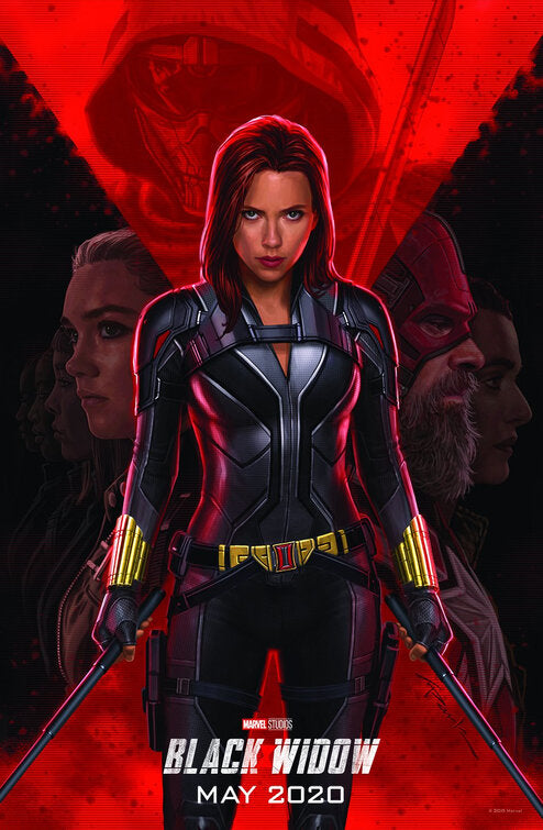 1000 piece jigsaw puzzle for the movie poster: Black Widow (2021)