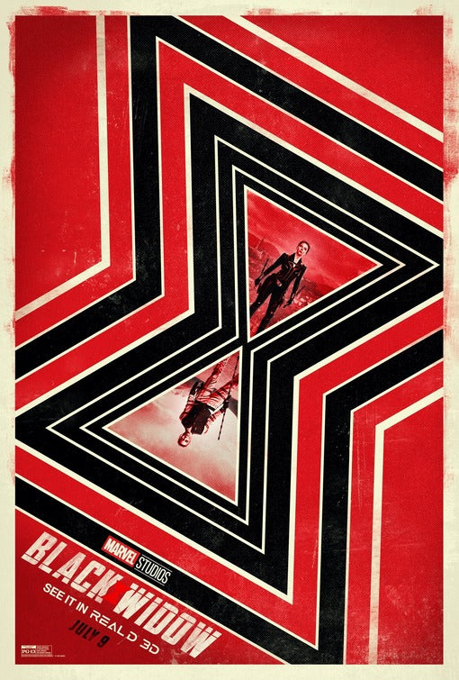1000 piece jigsaw puzzle for the movie poster: Black Widow (2021) ver18