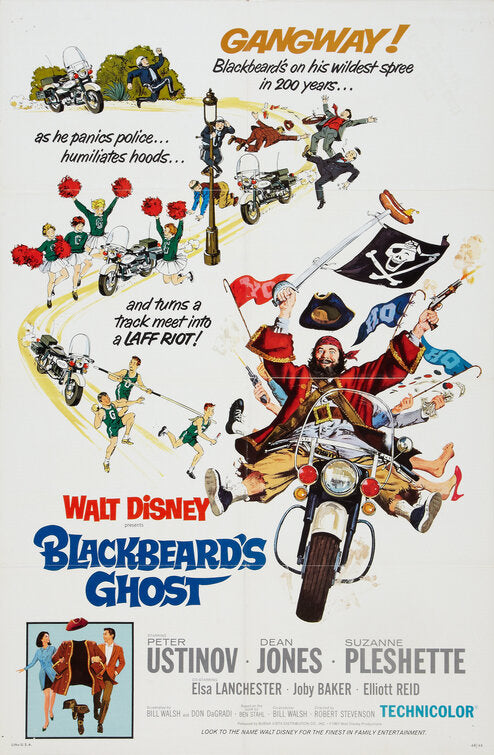 1000 piece jigsaw puzzle for the movie poster: Blackbeard's Ghost (1968)
