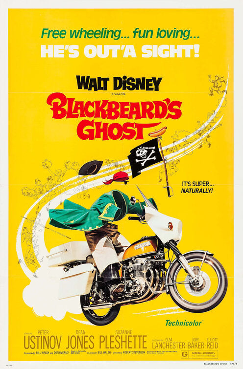 1000 piece jigsaw puzzle for the movie poster: Blackbeard's Ghost (1968) ver2