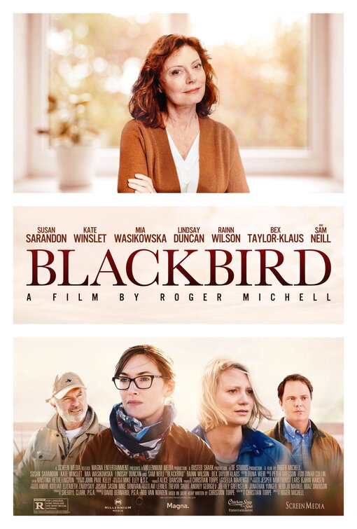 1000 piece jigsaw puzzle for the movie poster: Blackbird (2020)