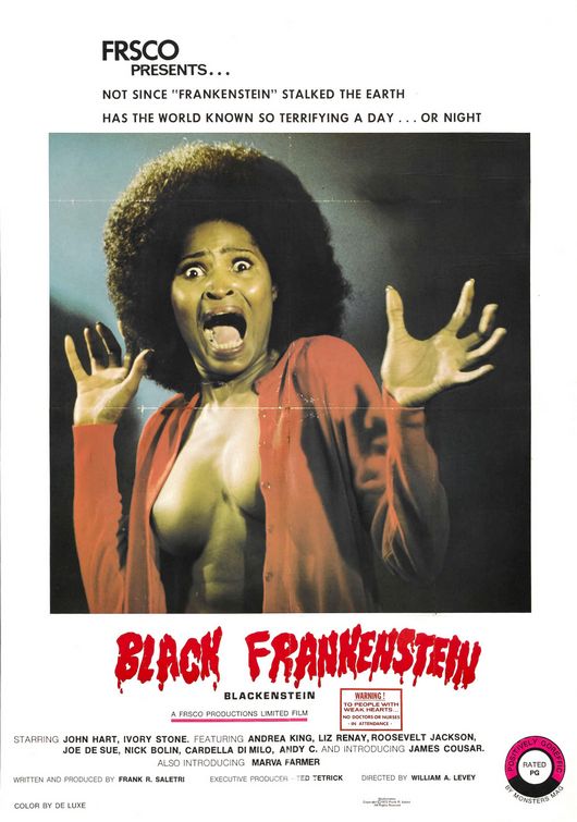 the movie poster: Blackenstein (1973)