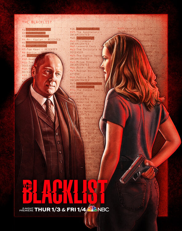 1000 piece jigsaw puzzle for tv poster: The Blacklist, ver22