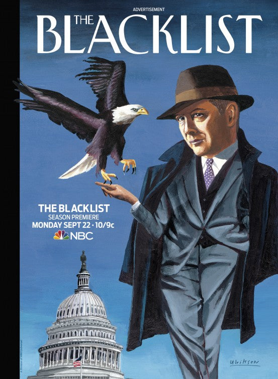 1000 piece jigsaw puzzle for tv poster: The Blacklist, ver8