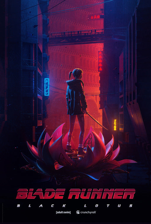 1000 piece jigsaw puzzle for tv poster: Blade Runner: Black Lotus