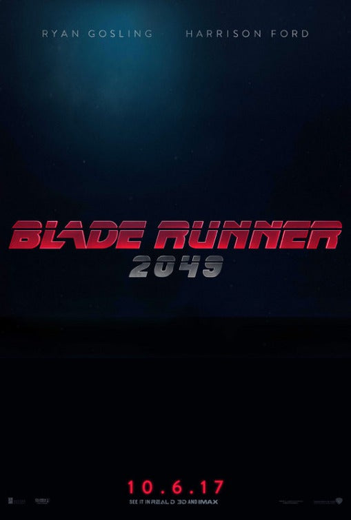 1000 piece jigsaw puzzle for the movie poster: Blade Runner 2049 (2017)