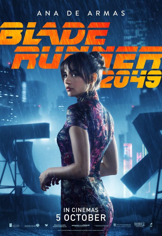 1000 piece jigsaw puzzle for the movie poster: Blade Runner 2049 (2017) ver12