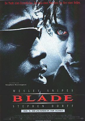 the movie poster: Blade (1998) ver4