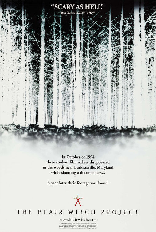 the movie poster: The Blair Witch Project (1999) ver1