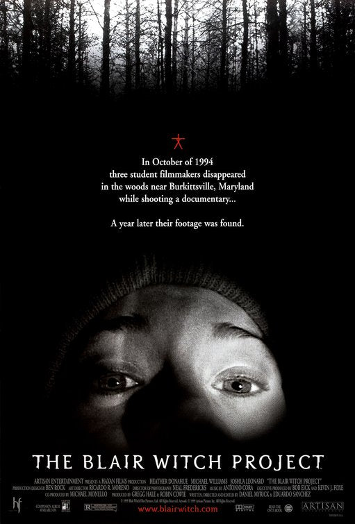 1000 piece jigsaw puzzle for the movie poster: The Blair Witch Project (1999) ver3
