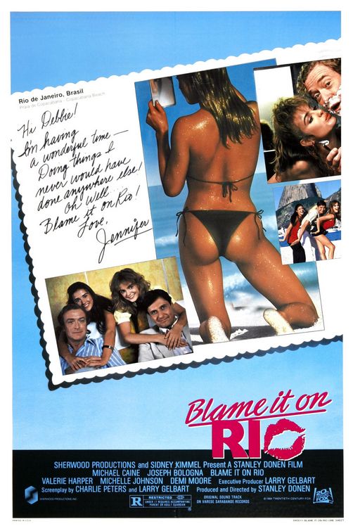 the movie poster: Blame it on Rio (1984)