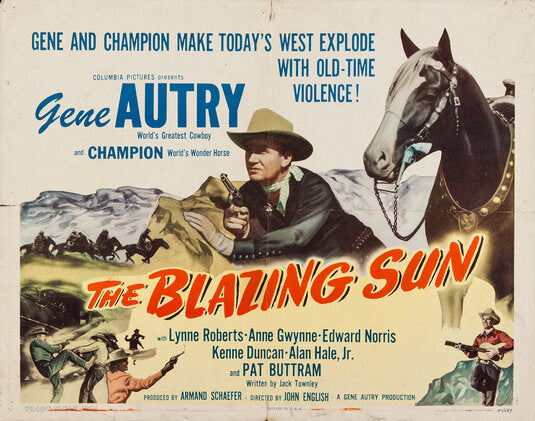 1000 piece jigsaw puzzle for the movie poster: The Blazing Sun (1950) ver3