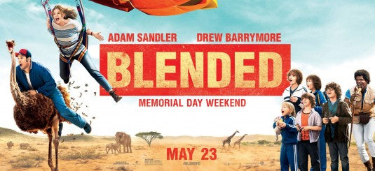 1000 piece jigsaw puzzle for the movie poster: Blended (2014) ver4