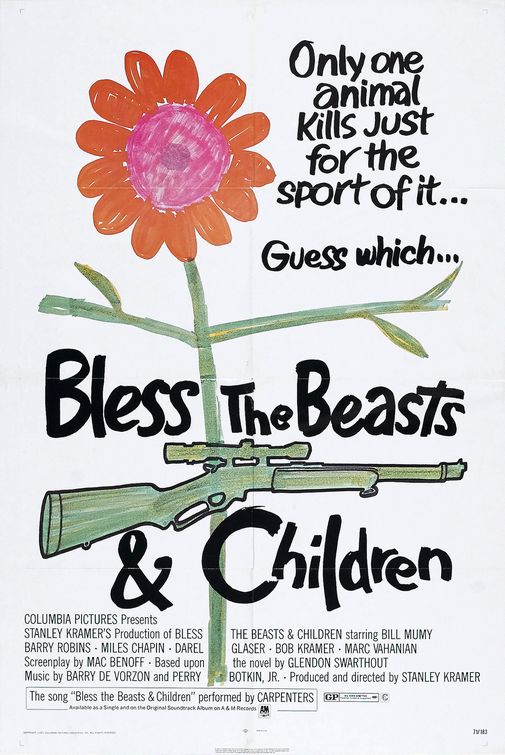 the movie poster: Bless the Beasts & Children (1971)