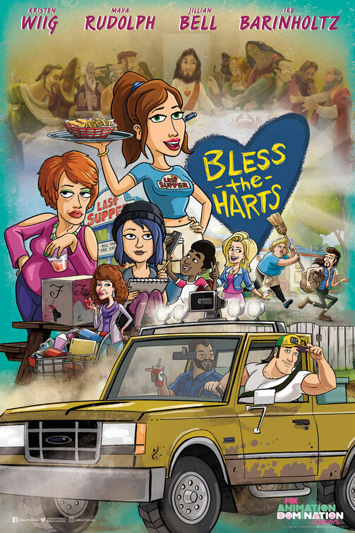 1000 piece jigsaw puzzle for tv poster: Bless the Harts