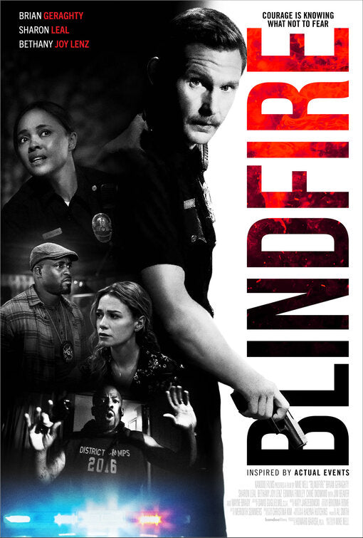 1000 piece jigsaw puzzle for the movie poster: Blindfire (2020)