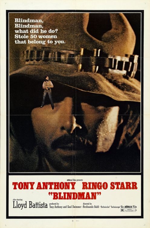 the movie poster: Blindman (1972)