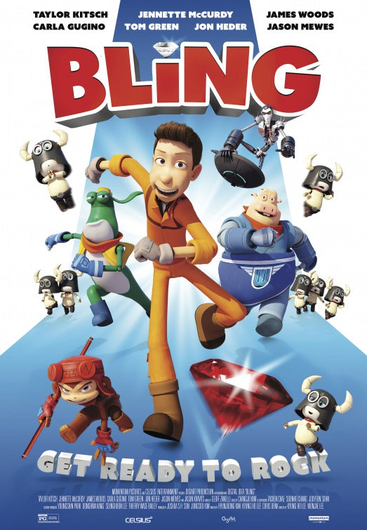 1000 piece jigsaw puzzle for the movie poster: Bling (2016)