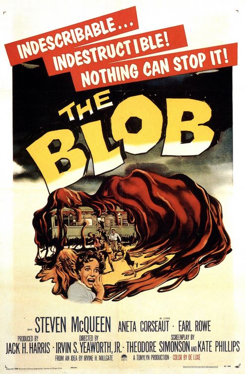 the movie poster: The Blob (1958)