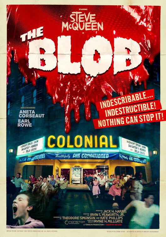 1000 piece jigsaw puzzle for the movie poster: The Blob (1958) ver2