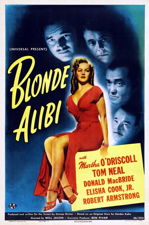 the movie poster: Blonde Alibi (1946)