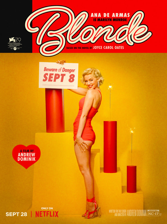1000 piece jigsaw puzzle for the movie poster: Blonde (2022) ver2
