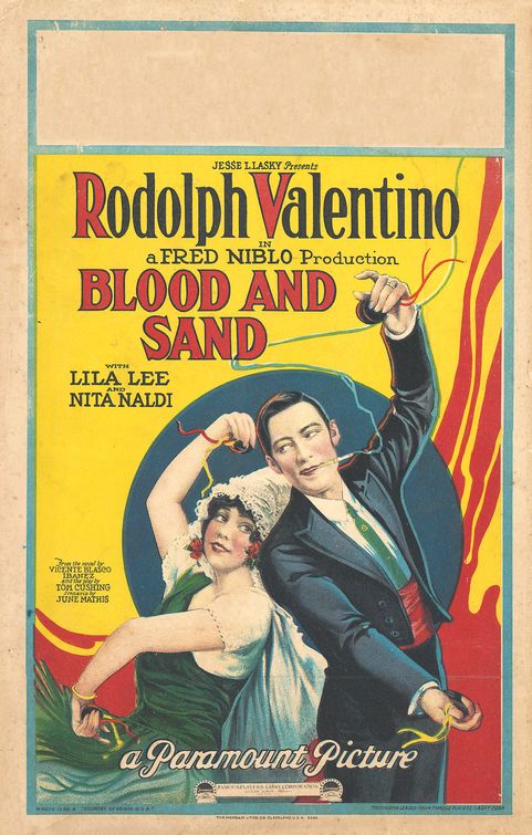 the movie poster: Blood and Sand (1922)