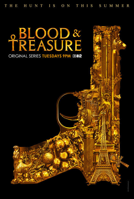 1000 piece jigsaw puzzle for tv poster: Blood & Treasure, ver2
