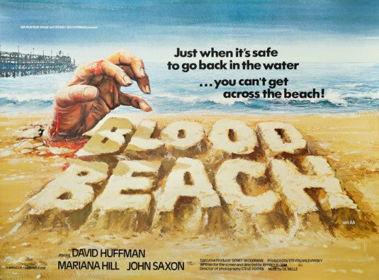 1000 piece jigsaw puzzle for the movie poster: Blood Beach (1981) ver3