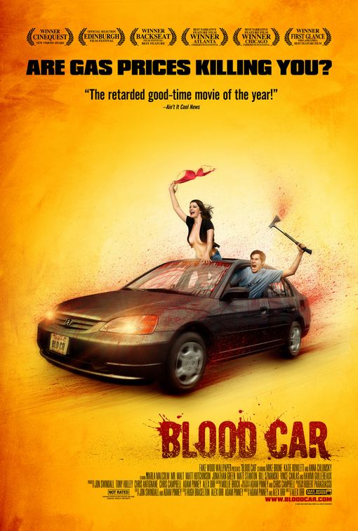 the movie poster: Blood Car (2008)